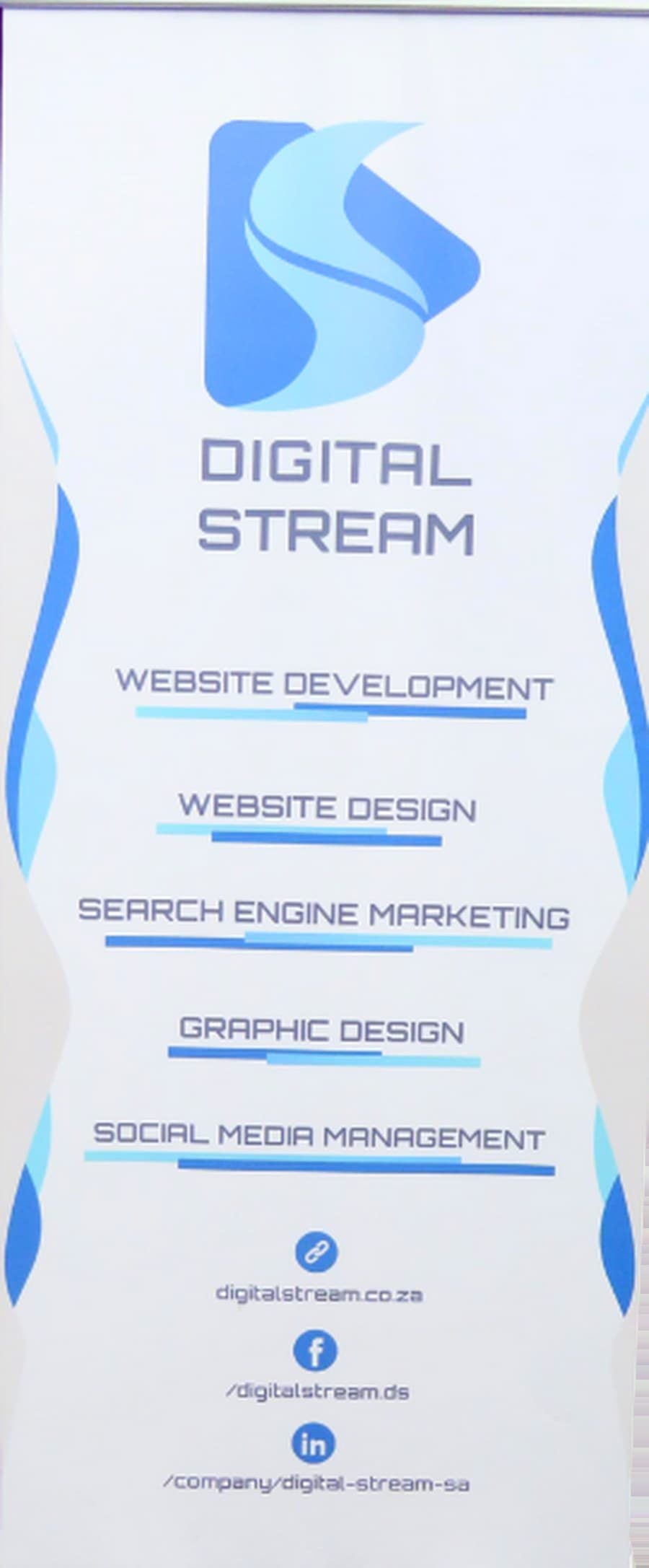 Digital Stream — pull-up banner