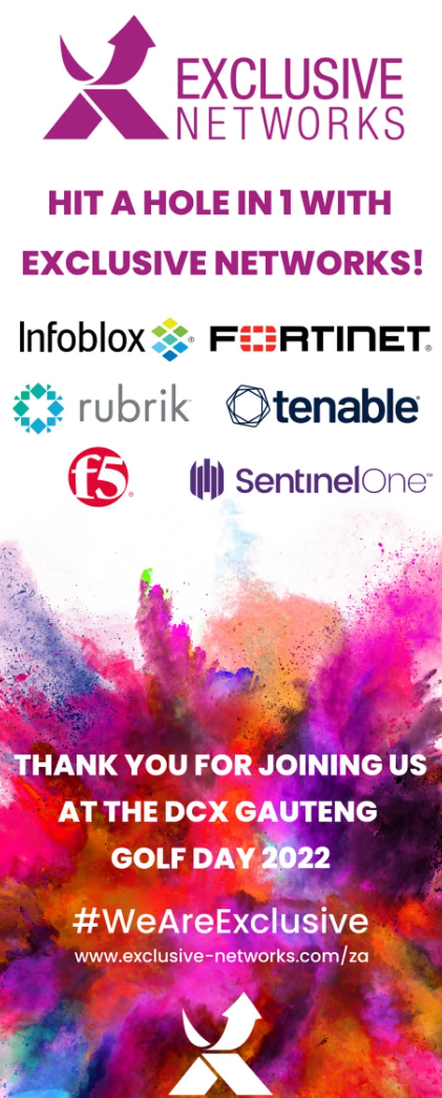 Exclusive Networks Africa — pull-up banner